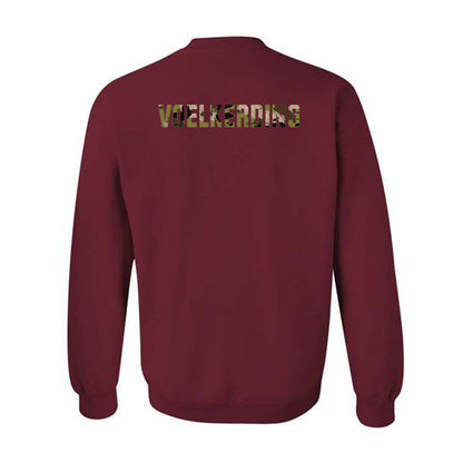 Alabama - NCAA Women's Rowing : Emma Voelkerding - Tusk Camo Script A Crewneck Sweatshirt-1