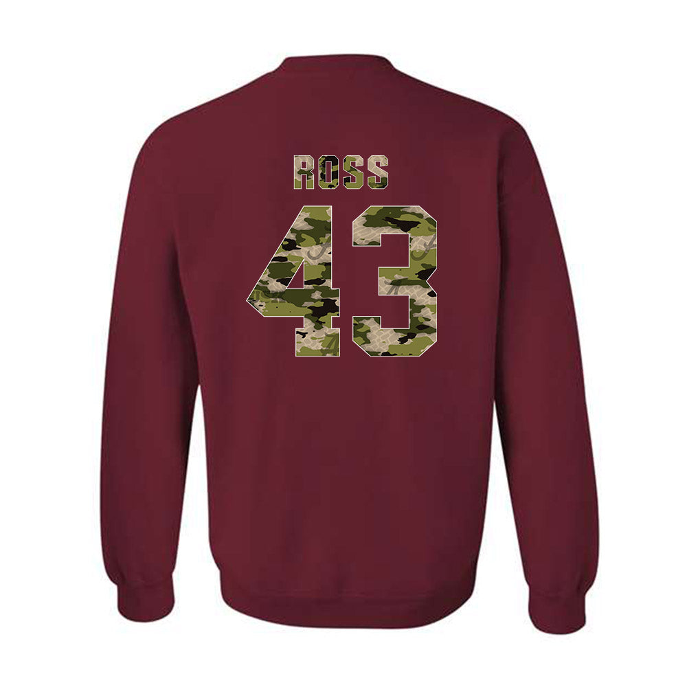 Alabama - NCAA Football : Jayshawn Ross - Tusk Camo Script A Crewneck Sweatshirt-1