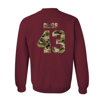 Alabama - NCAA Football : Jayshawn Ross - Tusk Camo Script A Crewneck Sweatshirt-1