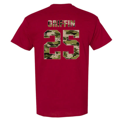 Alabama - Men's Basketball Alumni : Artie Griffin - Tusk Camo Script A T-Shirt-1