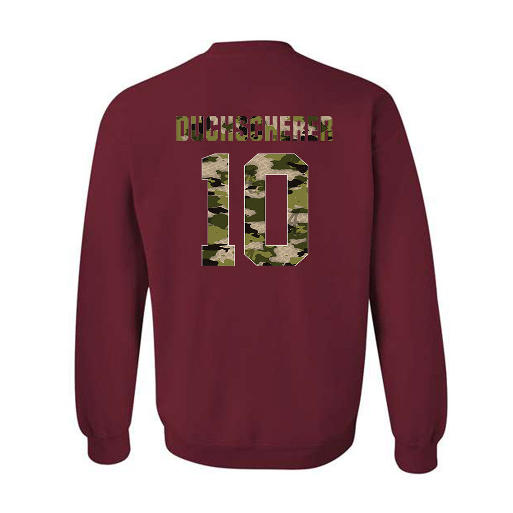 Alabama - NCAA Softball : Abby Duchscherer - Tusk Camo Script A Crewneck Sweatshirt-1