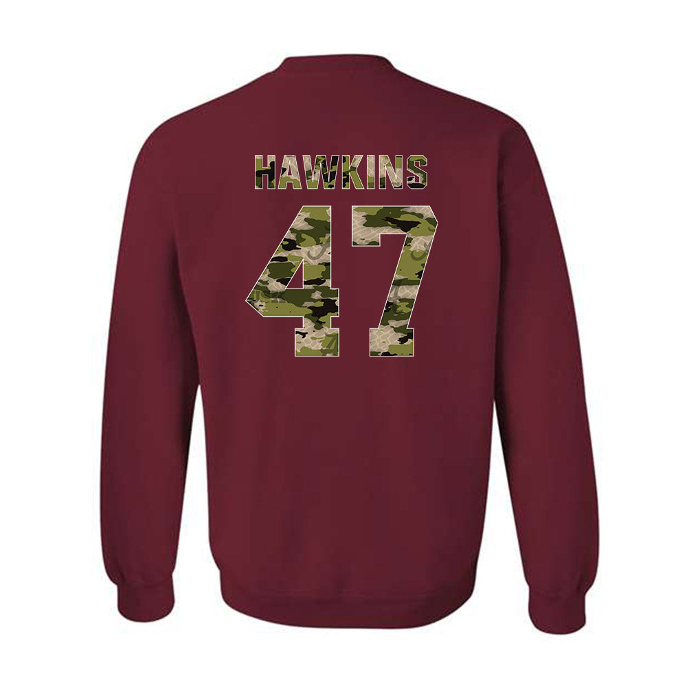 Alabama - NCAA Softball : Salen Hawkins - Tusk Camo Script A Crewneck Sweatshirt-1