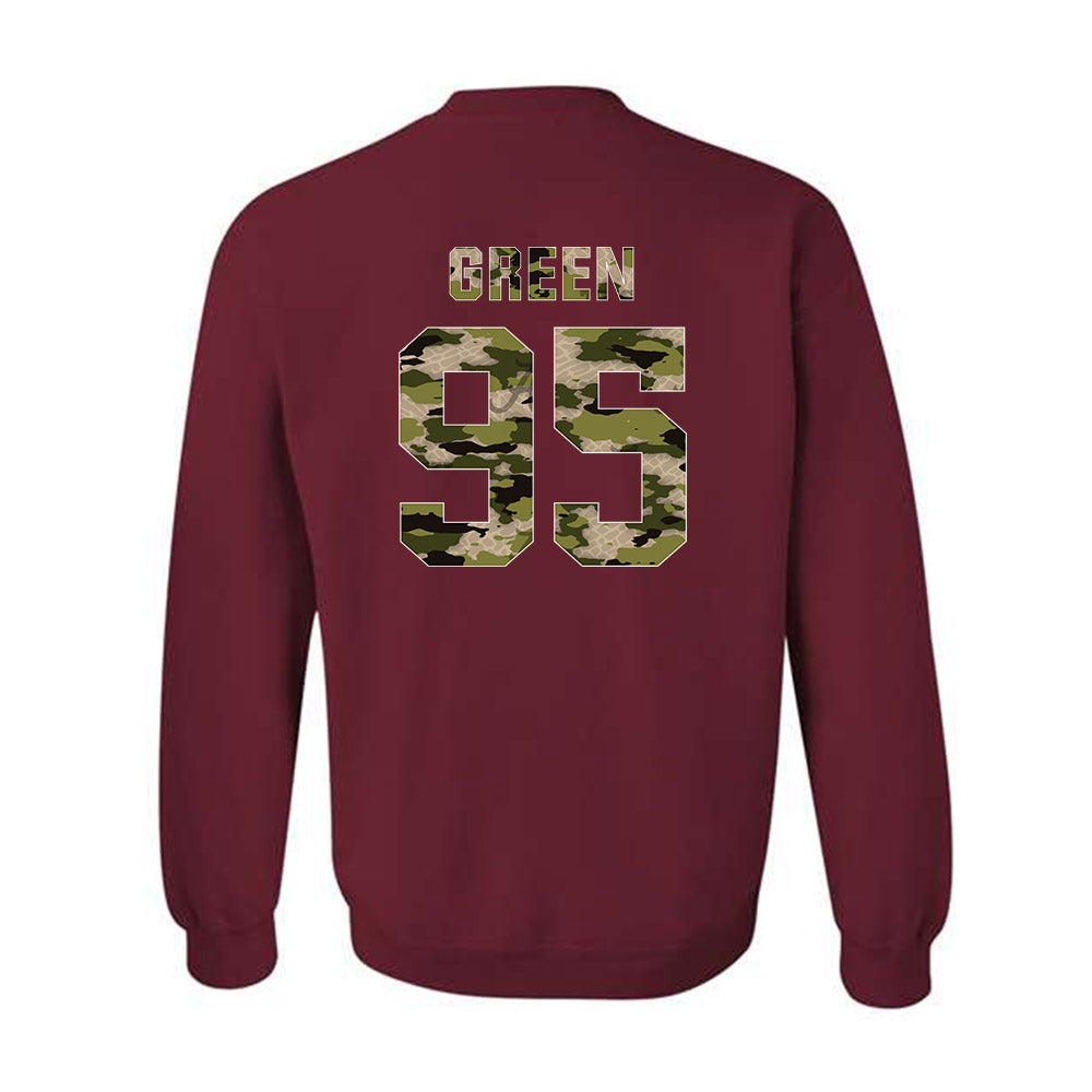 Alabama - NCAA Football : Anderson Green - Tusk Camo Script A Crewneck Sweatshirt-1