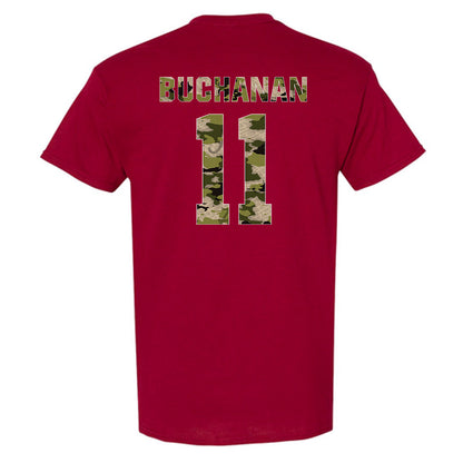 Alabama - Baseball Alumni : Coulson Buchanan - Tusk Camo Script A T-Shirt-1