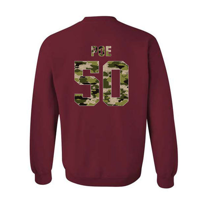 Alabama - NCAA Football : Casey Poe - Tusk Camo Script A Crewneck Sweatshirt-1