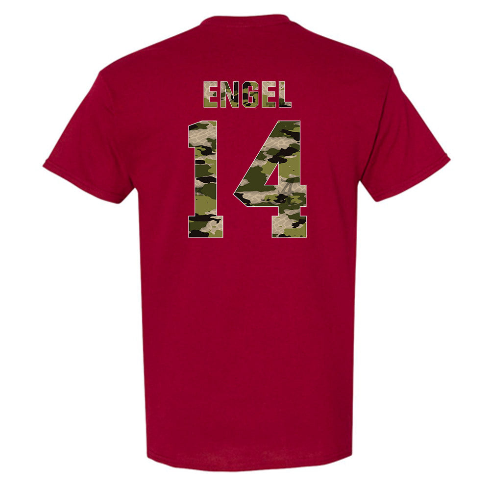 Alabama - NCAA Women's Volleyball : Addison Engel - Tusk Camo Script A T-Shirt-1