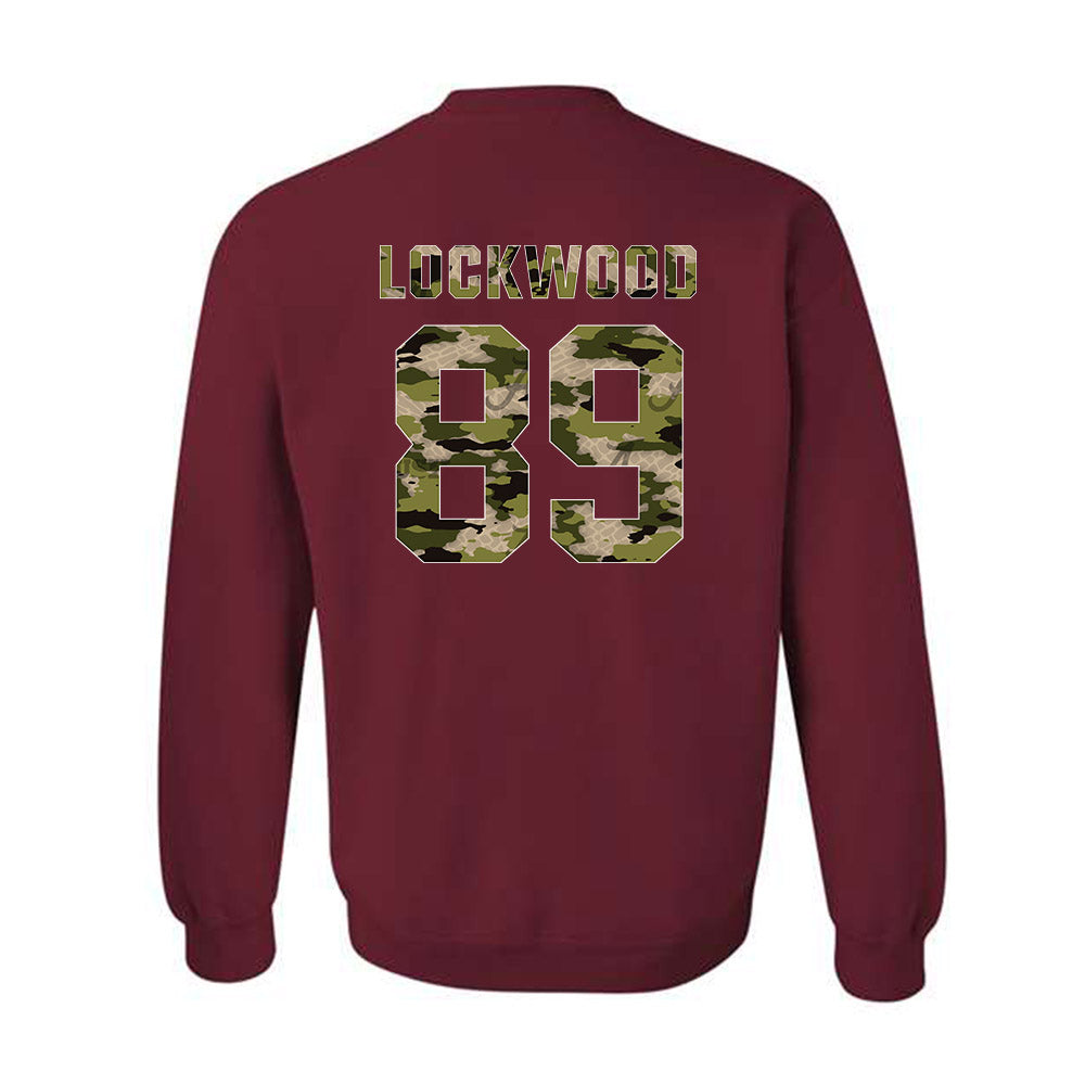 Alabama - NCAA Football : Ty Lockwood - Tusk Camo Script A Crewneck Sweatshirt-1