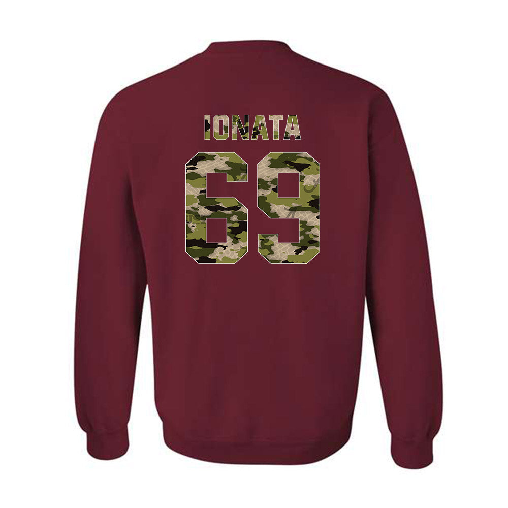 Alabama - NCAA Football : Joseph Ionata - Tusk Camo Script A Crewneck Sweatshirt-1