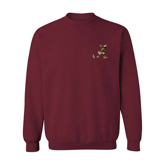 Alabama - NCAA Football : Ian Jackson - Tusk Camo Script A Crewneck Sweatshirt-0