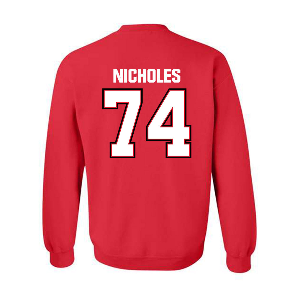 Minot State - NCAA Football : Teagen Nicholes - Classic Shersey Crewneck Sweatshirt-1