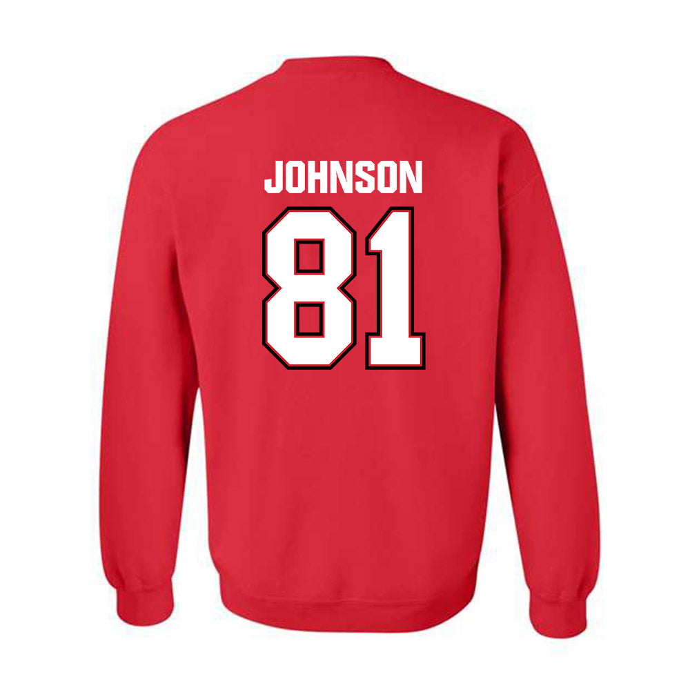 Minot State - NCAA Football : Tyler Johnson - Classic Shersey Crewneck Sweatshirt-1