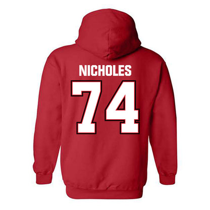 Minot State - NCAA Football : Teagen Nicholes - Classic Shersey Hooded Sweatshirt-1