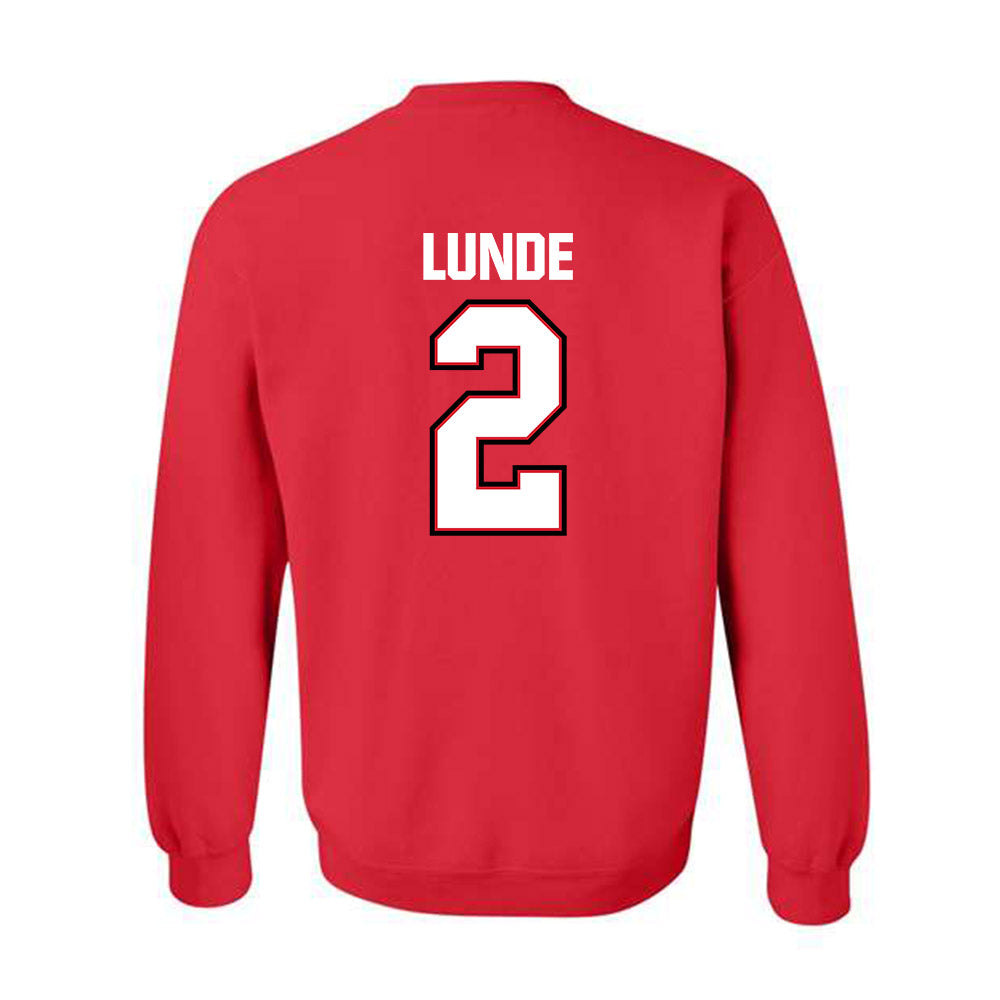 Minot State - NCAA Women's Basketball : Avery Lunde - Classic Shersey Crewneck Sweatshirt-1