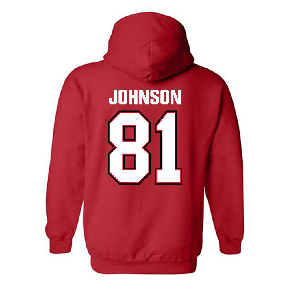 Minot State - NCAA Football : Tyler Johnson - Classic Shersey Hooded Sweatshirt-1