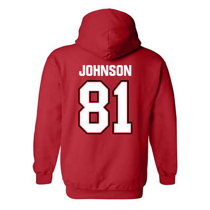 Minot State - NCAA Football : Tyler Johnson - Classic Shersey Hooded Sweatshirt-1