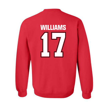 Minot State - NCAA Football : Justin Williams - Classic Shersey Crewneck Sweatshirt-1