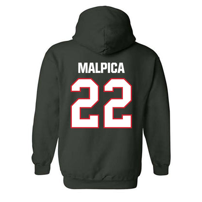 Minot State - NCAA Football : Zachary Malpica - Classic Shersey Hooded Sweatshirt-1