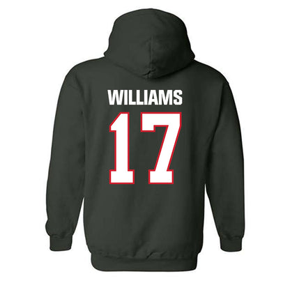 Minot State - NCAA Football : Justin Williams - Classic Shersey Hooded Sweatshirt-1