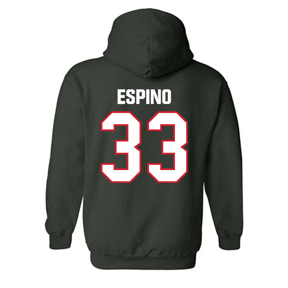Minot State - NCAA Football : Blake Espino - Classic Shersey Hooded Sweatshirt-1