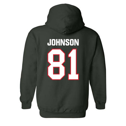 Minot State - NCAA Football : Tyler Johnson - Classic Shersey Hooded Sweatshirt-1
