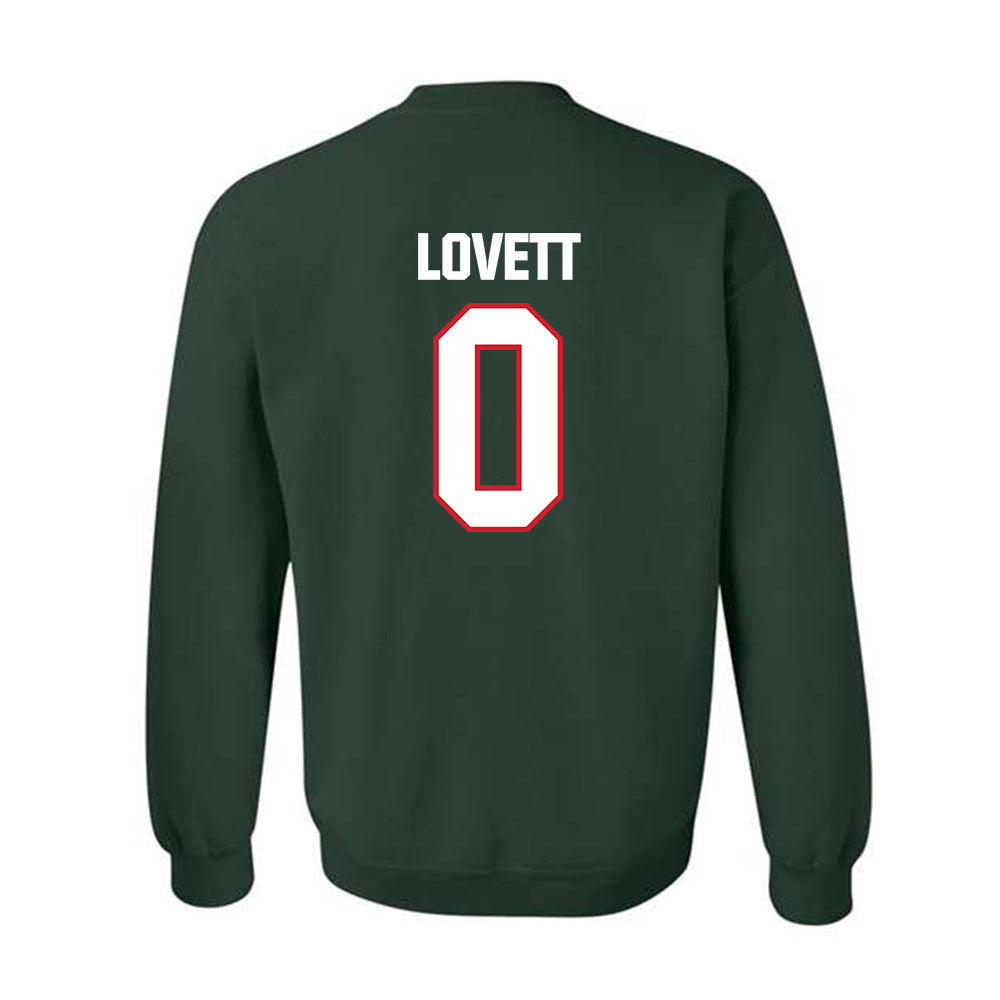 Minot State - NCAA Football : Evan Lovett - Classic Shersey Crewneck Sweatshirt-1