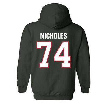 Minot State - NCAA Football : Teagen Nicholes - Classic Shersey Hooded Sweatshirt-1