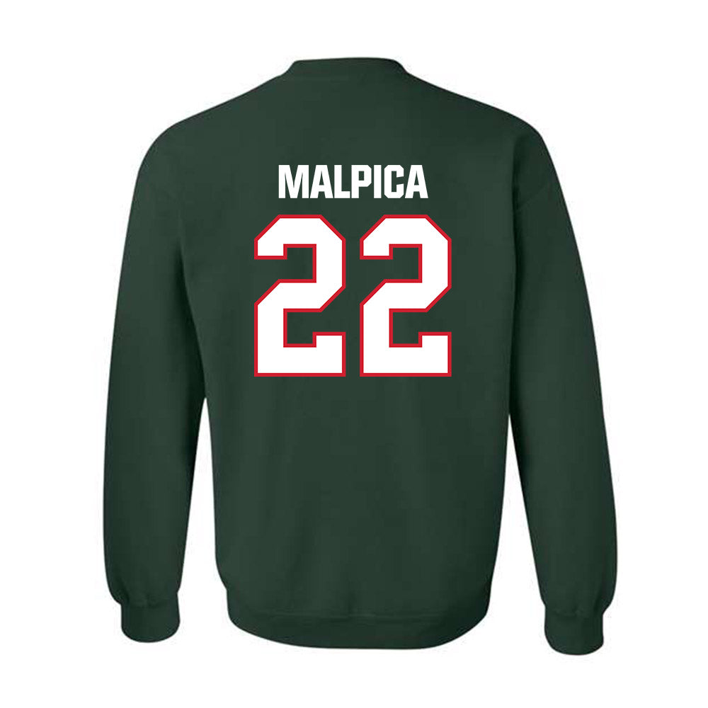 Minot State - NCAA Football : Zachary Malpica - Classic Shersey Crewneck Sweatshirt-1