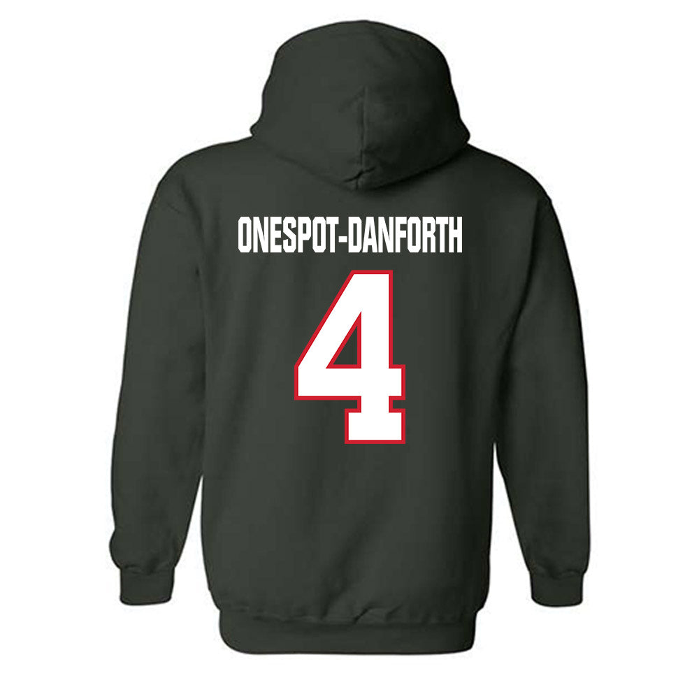 Minot State - NCAA Women's Volleyball : Katelyn Onespot-Danforth - Classic Shersey Hooded Sweatshirt-1