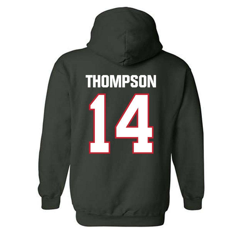 Minot State - NCAA Women's Volleyball : Mia Thompson - Classic Shersey Hooded Sweatshirt-1