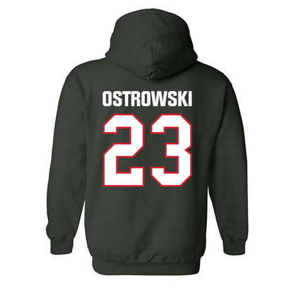 Minot State - NCAA Women's Soccer : Morgan Ostrowski - Classic Shersey Hooded Sweatshirt-1