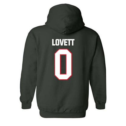 Minot State - NCAA Football : Evan Lovett - Classic Shersey Hooded Sweatshirt-1