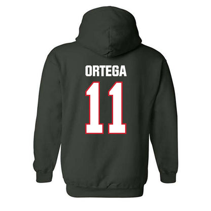 Minot State - NCAA Women's Soccer : Edelin Ortega - Classic Shersey Hooded Sweatshirt-1