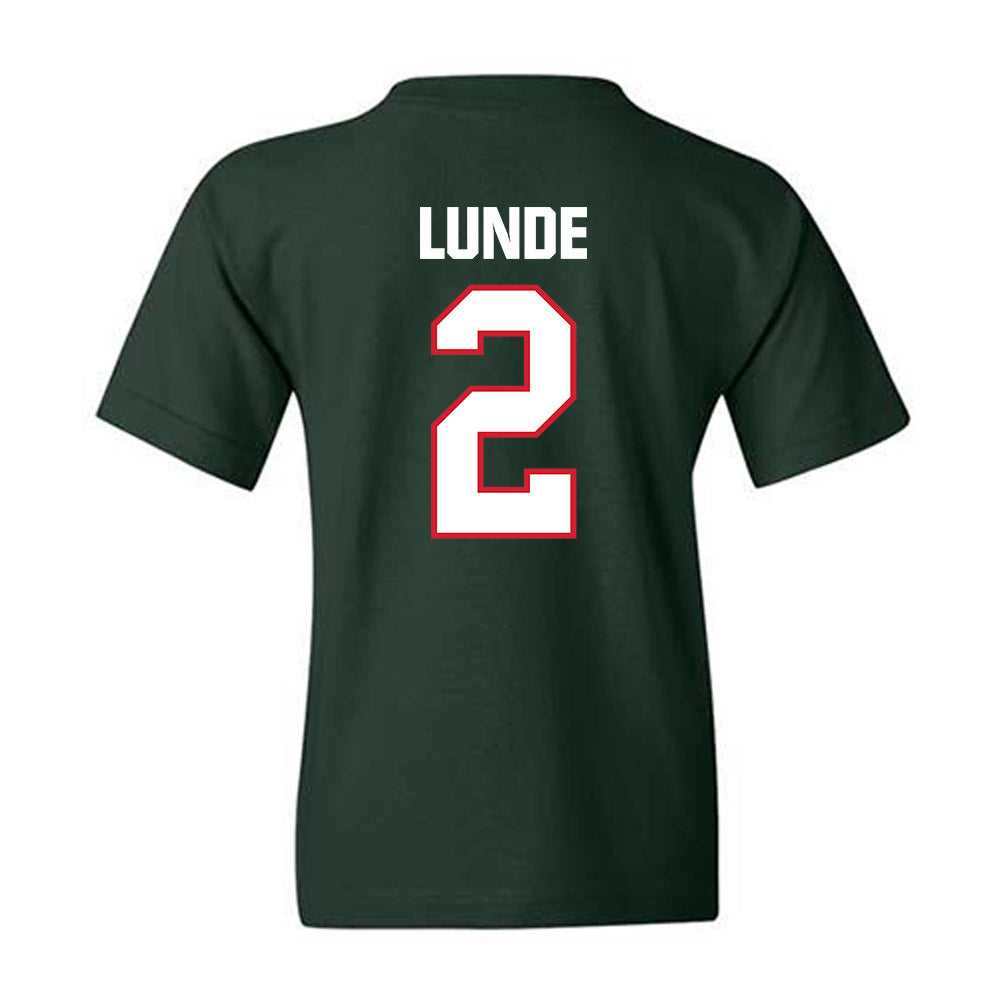 Minot State - NCAA Women's Basketball : Avery Lunde - Classic Shersey Youth T-Shirt-1
