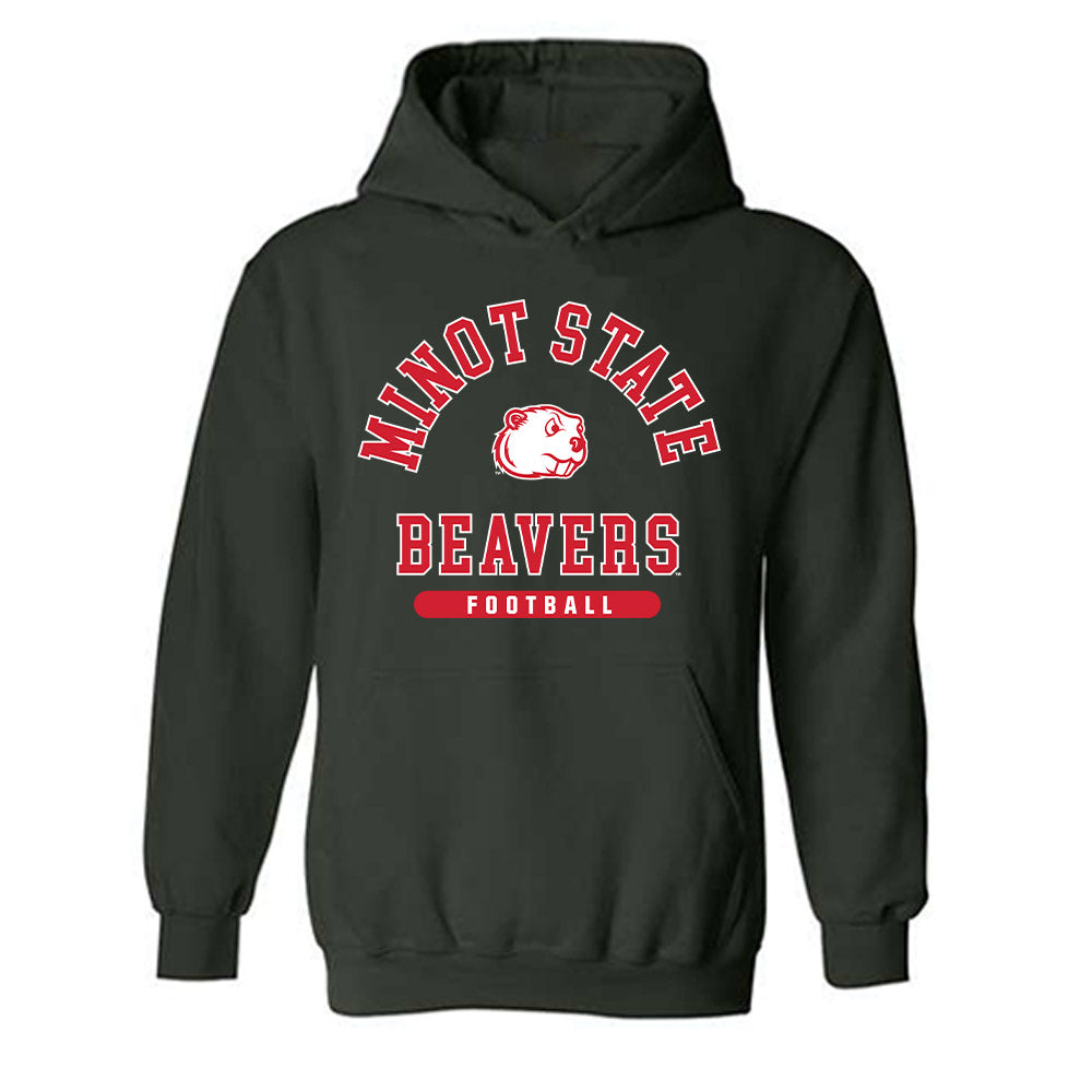 Minot State - NCAA Football : Marcus Council Jr - Classic Shersey Hooded Sweatshirt-0