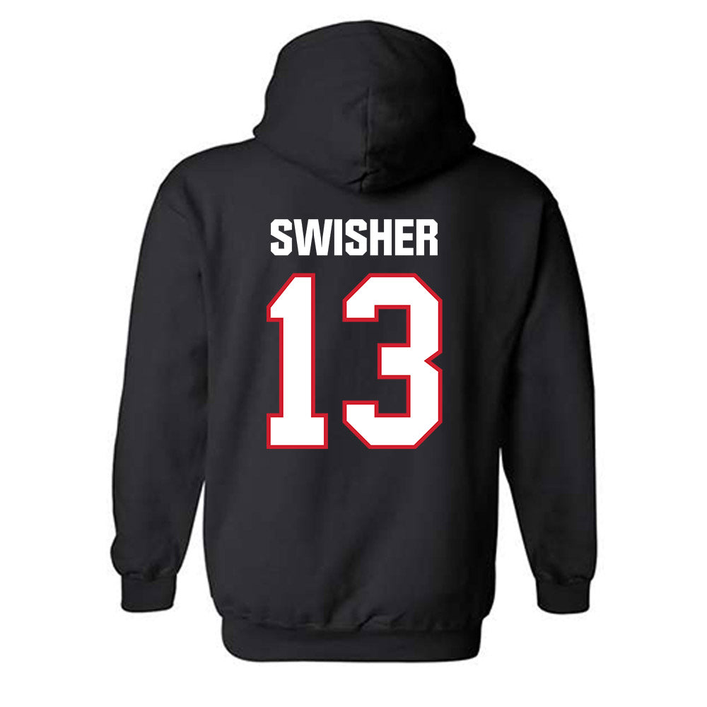 Minot State - NCAA Women's Volleyball : Emma Swisher - Hooded Sweatshirt-1