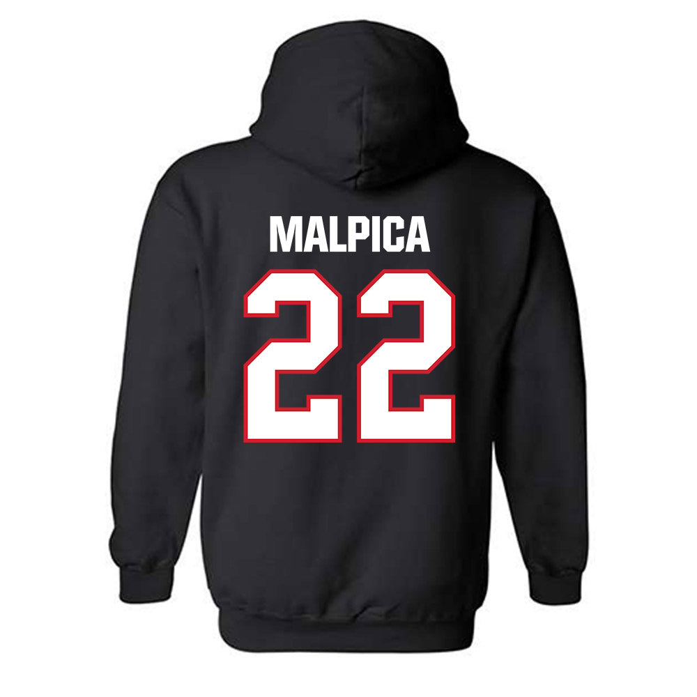Minot State - NCAA Football : Zachary Malpica - Hooded Sweatshirt-1