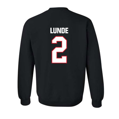 Minot State - NCAA Women's Basketball : Avery Lunde - Crewneck Sweatshirt-1