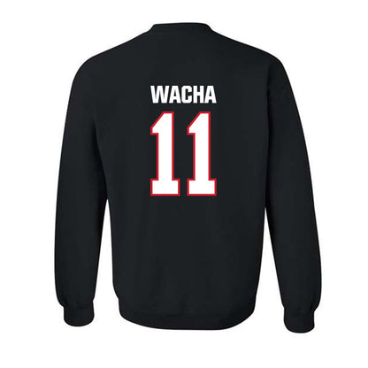 Minot State - NCAA Women's Basketball : Ashley Wacha - Crewneck Sweatshirt-1