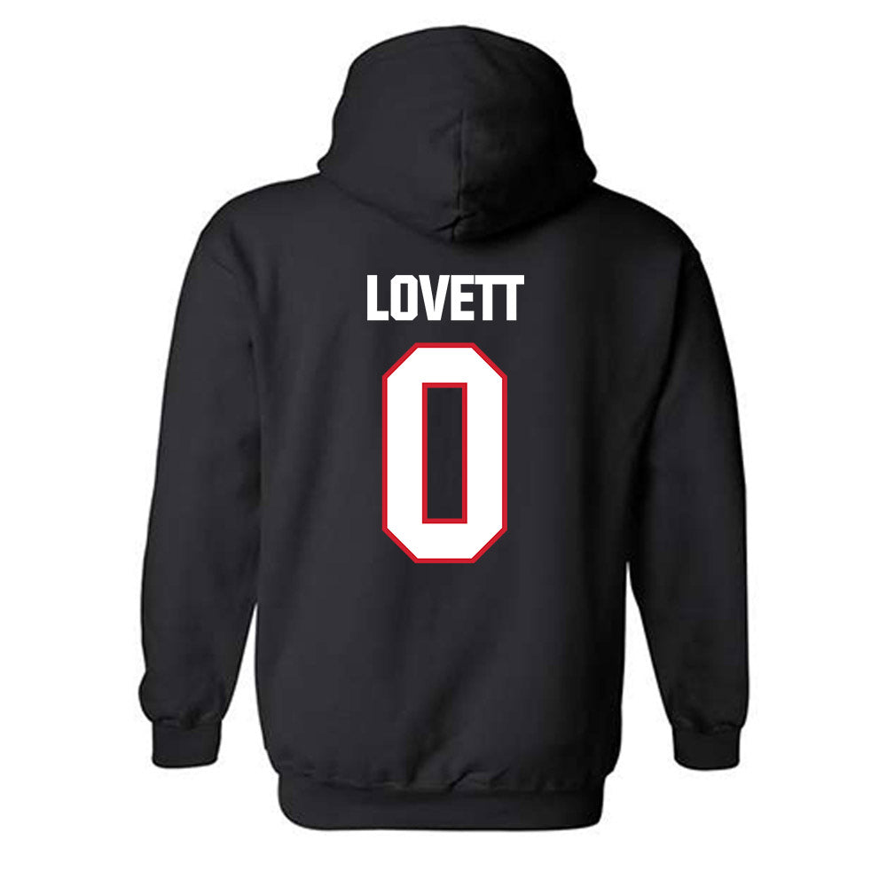 Minot State - NCAA Football : Evan Lovett - Hooded Sweatshirt-1