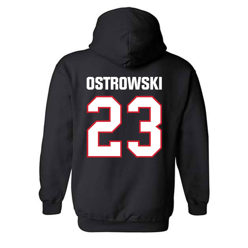Minot State - NCAA Women's Soccer : Morgan Ostrowski - Hooded Sweatshirt-1