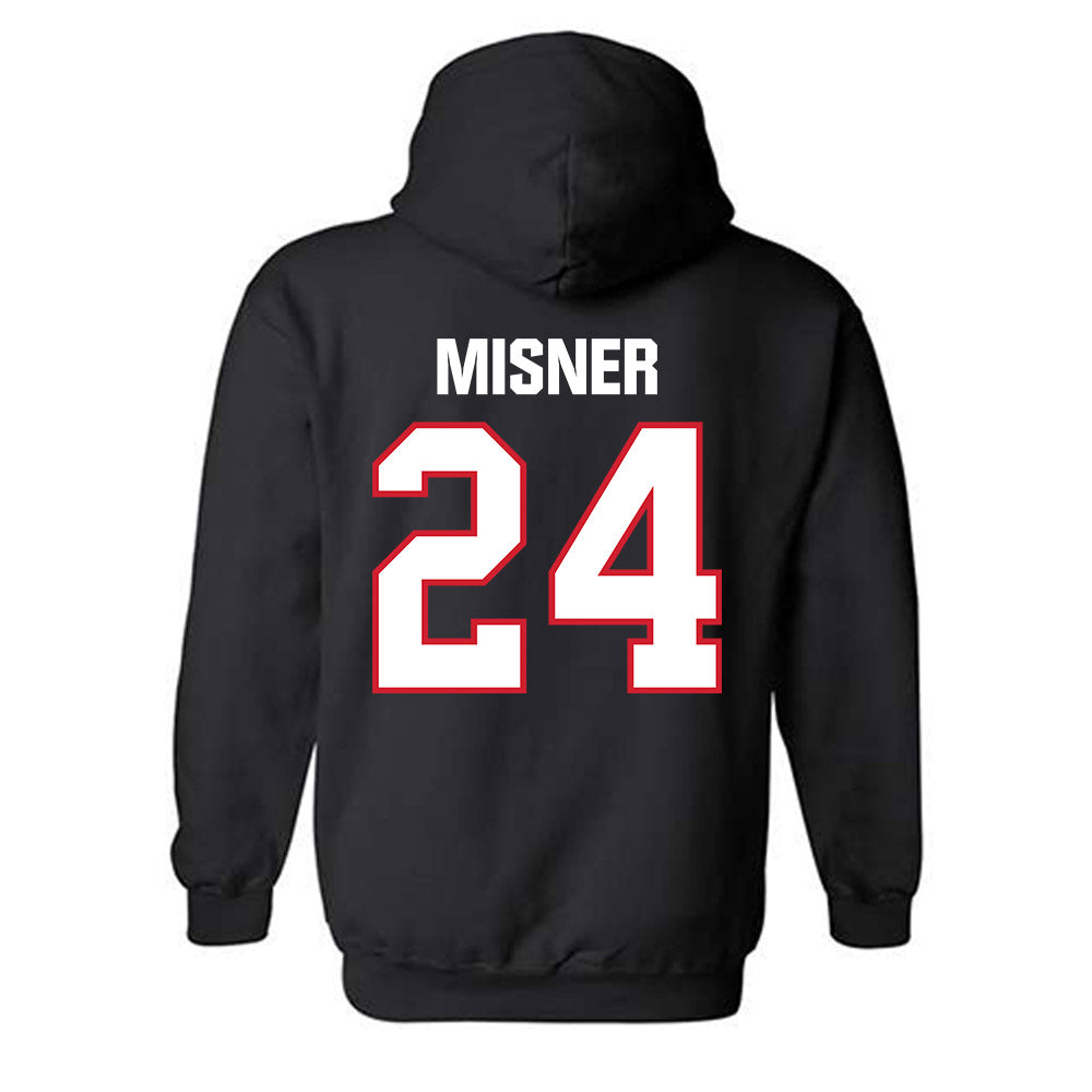 Minot State - NCAA Softball : Sarah Misner - Hooded Sweatshirt-1