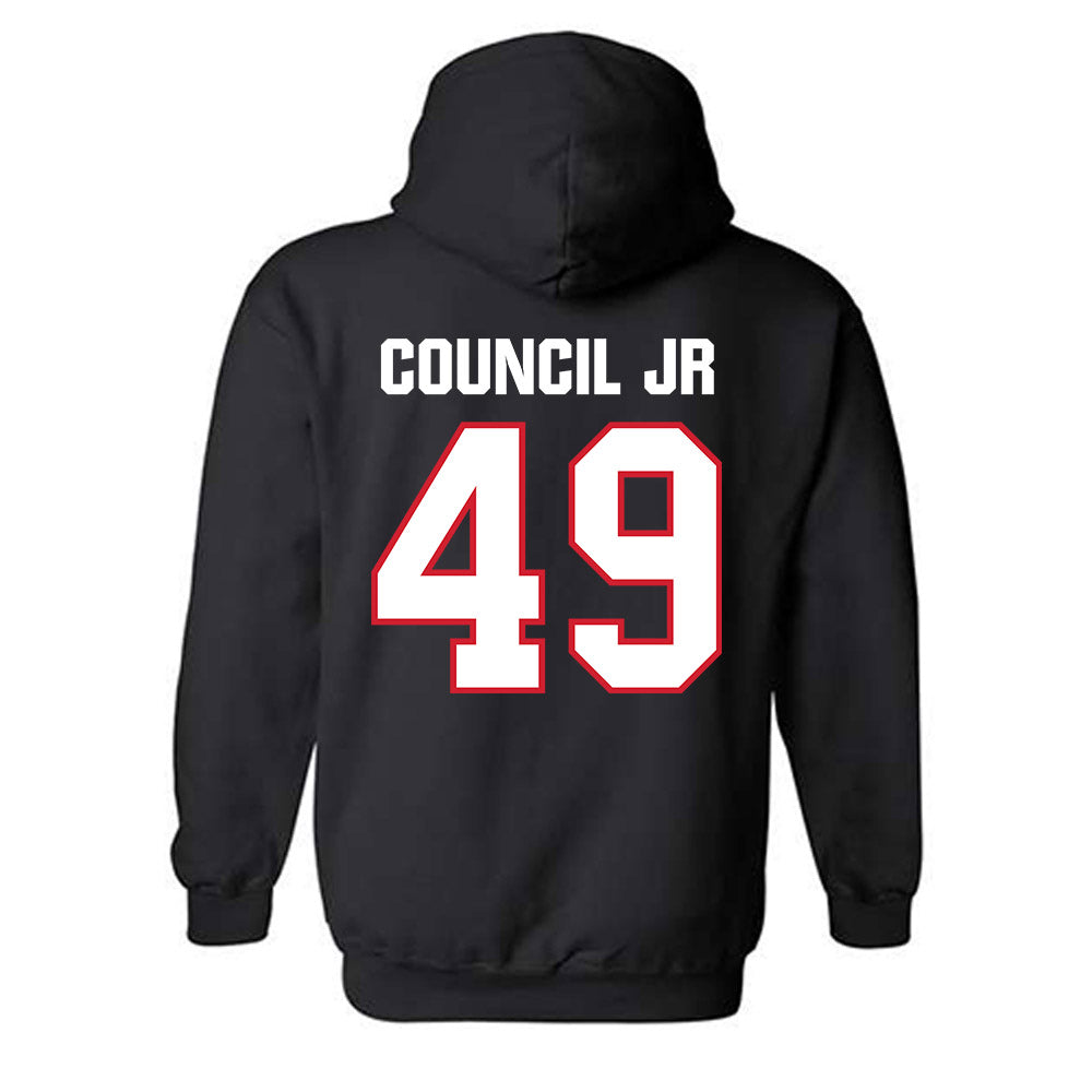 Minot State - NCAA Football : Marcus Council Jr - Hooded Sweatshirt-1