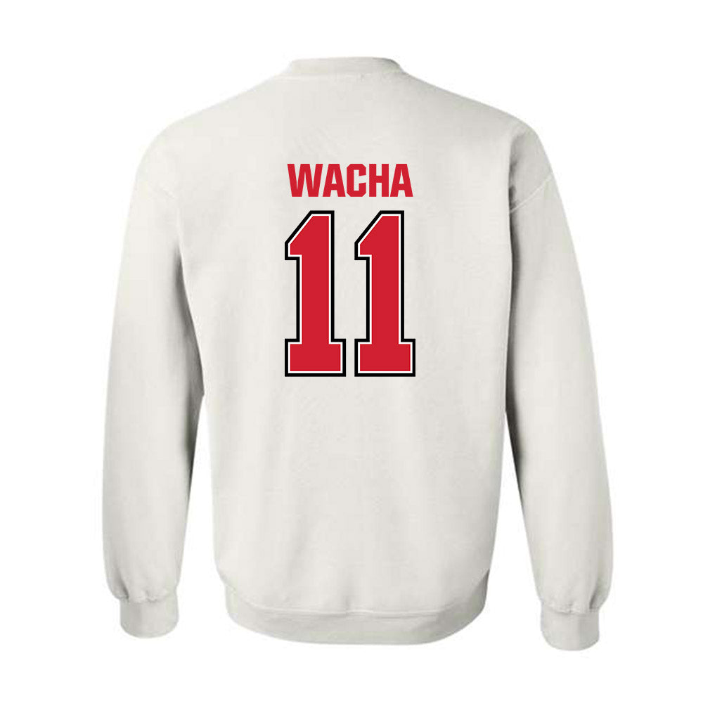 Minot State - NCAA Women's Basketball : Ashley Wacha - Crewneck Sweatshirt-1