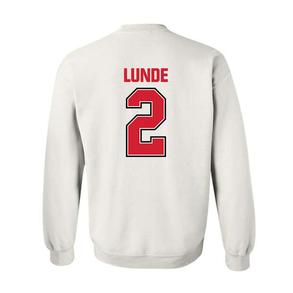 Minot State - NCAA Women's Basketball : Avery Lunde - Crewneck Sweatshirt-1