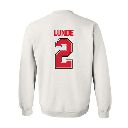 Minot State - NCAA Women's Basketball : Avery Lunde - Crewneck Sweatshirt-1