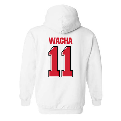 Minot State - NCAA Women's Basketball : Ashley Wacha - Hooded Sweatshirt-1