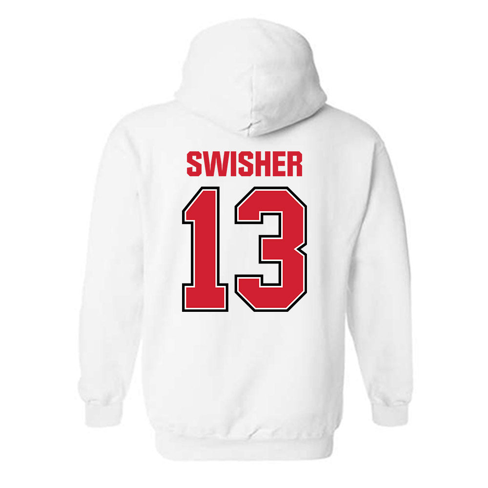 Minot State - NCAA Women's Volleyball : Emma Swisher - Hooded Sweatshirt-1