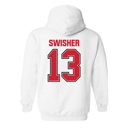 Minot State - NCAA Women's Volleyball : Emma Swisher - Hooded Sweatshirt-1