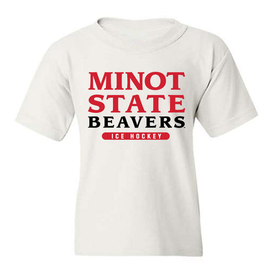 Minot State - NCAA Men's Ice Hockey : Colby Joseph - Youth T-Shirt-0