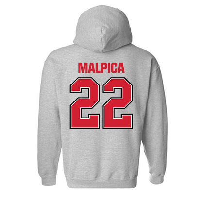 Minot State - NCAA Football : Zachary Malpica - Classic Shersey Hooded Sweatshirt-1